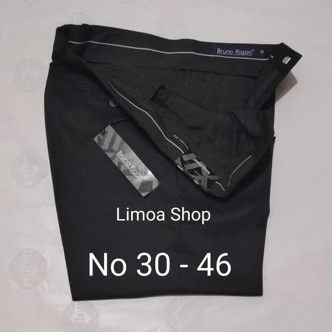 Celana Kerja Pria Celana Kerja Pria Formal Hitam Regular Bruno Rigari Br