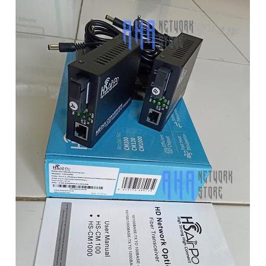CM1000 HSairPo CM1000 Converter FO 1.25Gbps 1*Gigabit port Converter FO Gigabit HSairPo CM1000