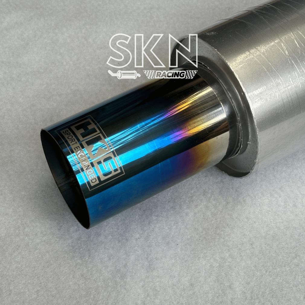 DISKON MUFFLER HKS - KNALPOT MOBIL RACING BASS KERING / ADEM PLONG BIRU