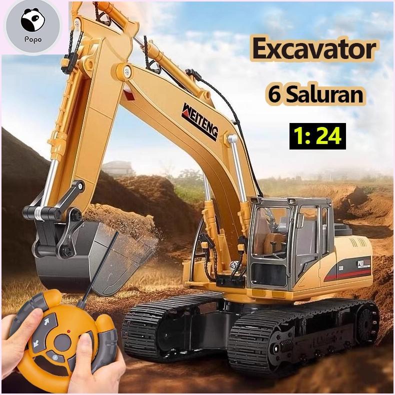 termurah excavator remote control beko remot 18 channel rc mainan ekskavator+truck remote control