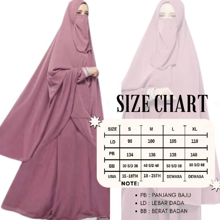 Favorit Gamis Marwah Syari Set Cadar /Gamis Syari Set Hijab/Gamis Set Cadar Jumbo/Gamis Set Hijab Ju