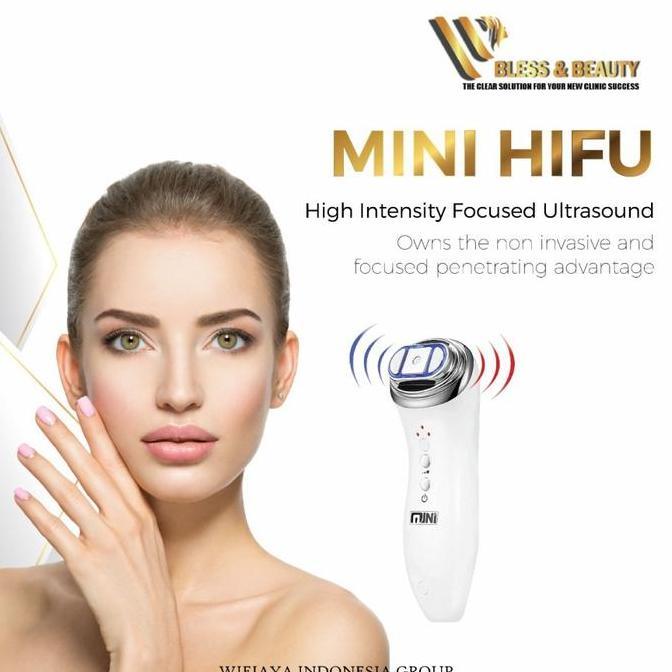 Alat Kecantikan Wanita Ultrasonic Mini HIFU Perawatan Wajah Anti Penuaan Kerutan Mengencangkan Kulit