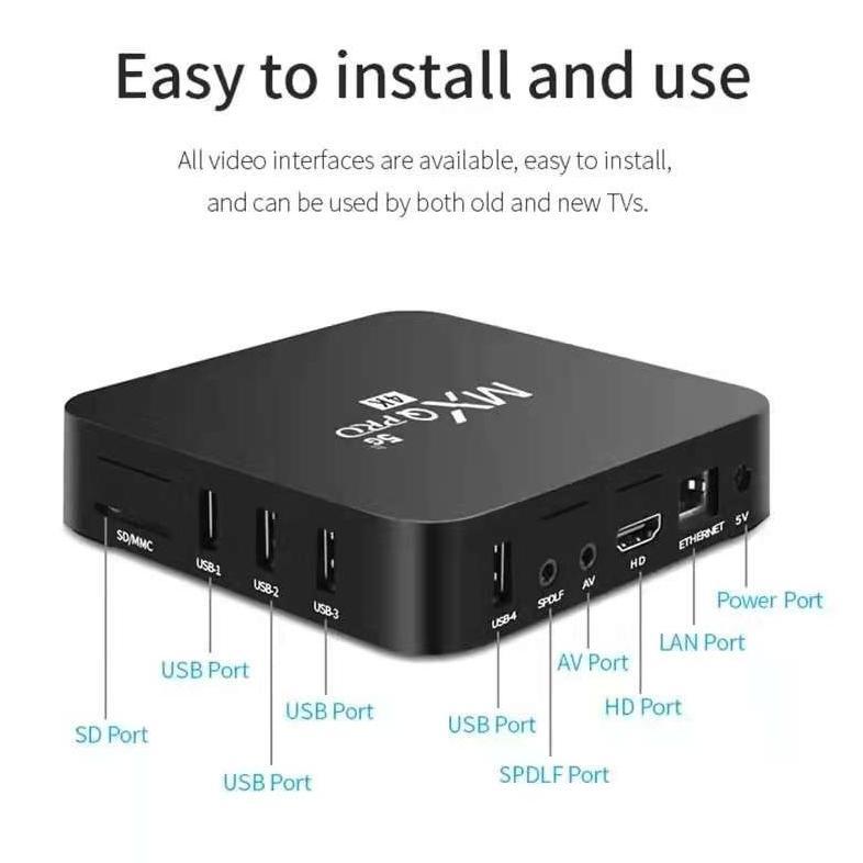 BEST DEALS Android Box 4K TV Box 16gb Ram 512gb Rom TV BOX 2.4G Wifi Smart Tv Box Unlock Tv Box