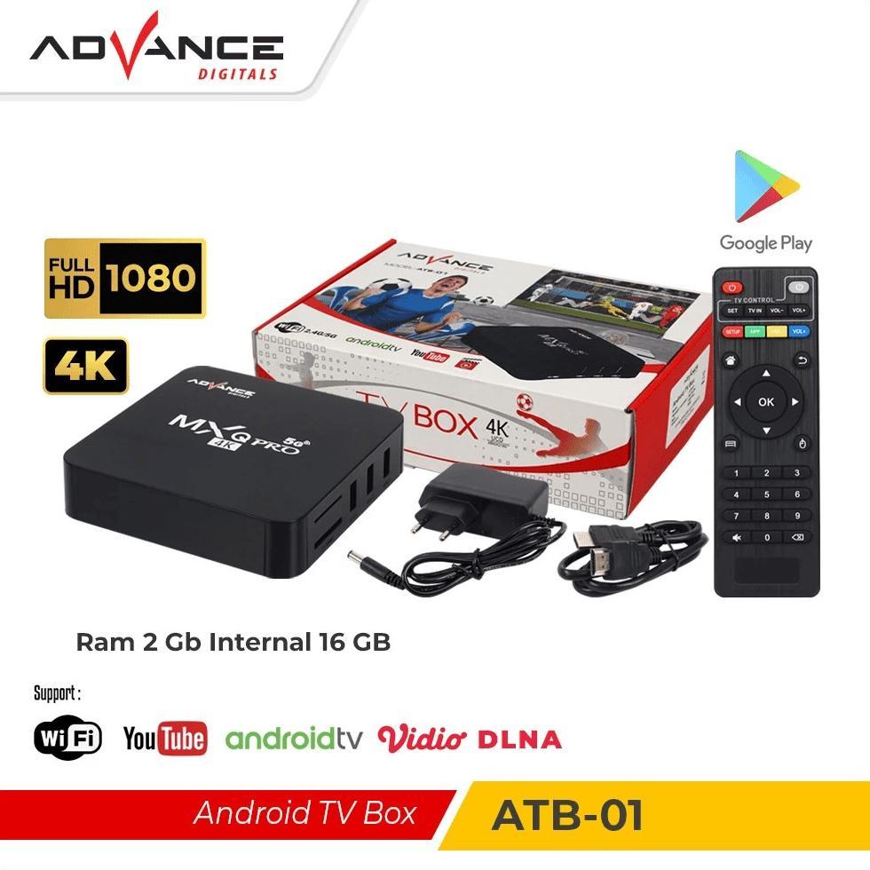BESTPROMO TV BOX Android ADVANCE ATB-01 Mxq Pro 4K Support Wifi 2+16GB