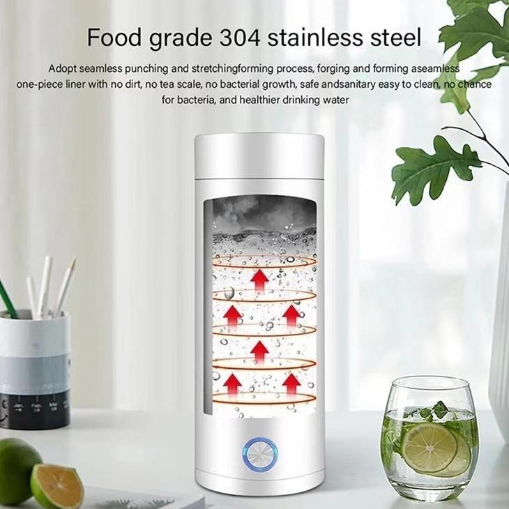 BESTPROMO Teko Listrik Portable 400ml - Pemanas Air Mini untuk Travel/Kantor, Pemanas Cepat, Bisa US