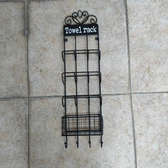 monggo] rak gantung handuk besi kamar mandi