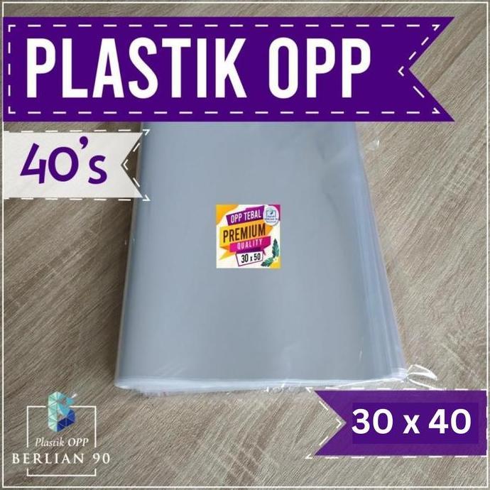 [ 1 Pack ] Plastik Opp Lem Baju Dewasa 30X40 Termurah Isi 100 Pcs Terlaris