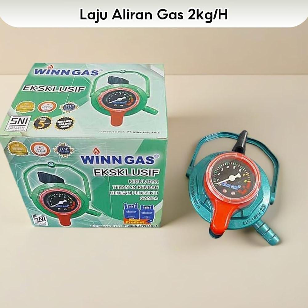 HOT PRODUCT Regulator Winn Gas W 800 M Meter EKSKLUSIF HIJAU NEON W800M METER