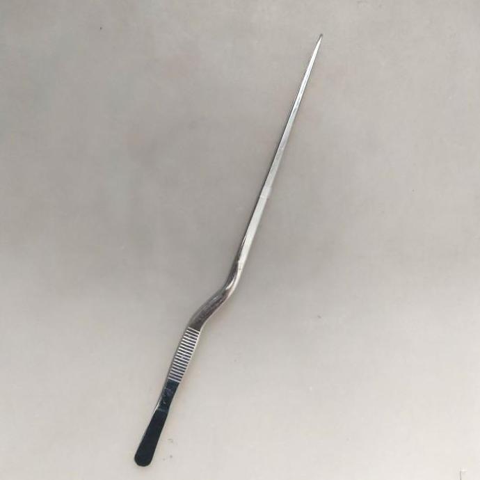 :=:=:=:=] pinset bayonet stainless steel 30 cm pinset telinga tht