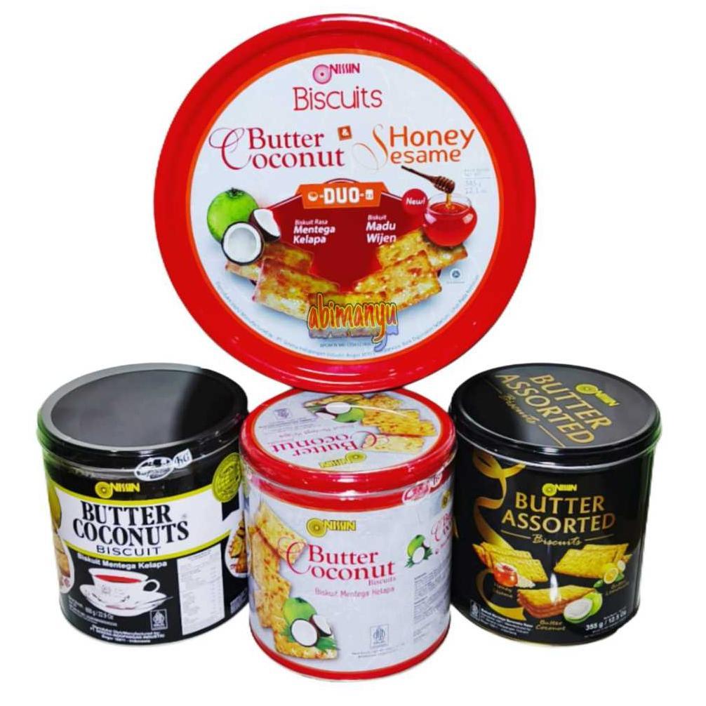 Terlaris Nissin Butter Coconut KALENG - Biskuit Kelapa Nissin
