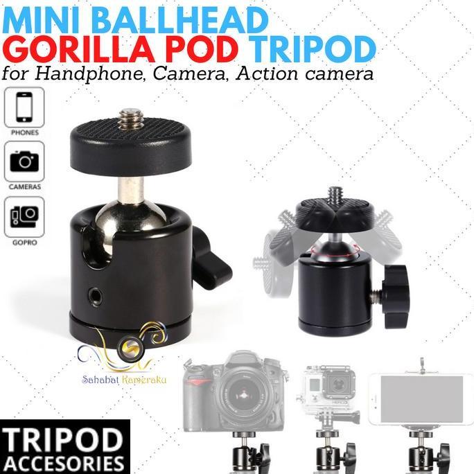 Mini Ballhead untuk big gorillapod