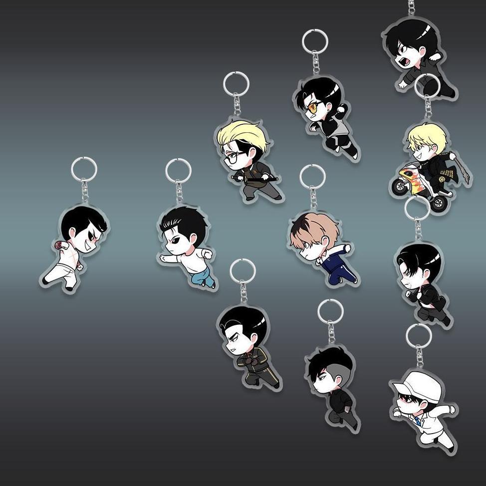 Gantungan Kunci Lookism Jonggun vs Everybody / Keychain Acrylic Lookism