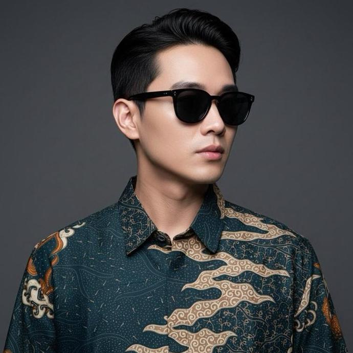 CAKRA HIJAU EMERALD Kemeja batik pria lengan panjang katun prima premium lapis furing hero ready ser