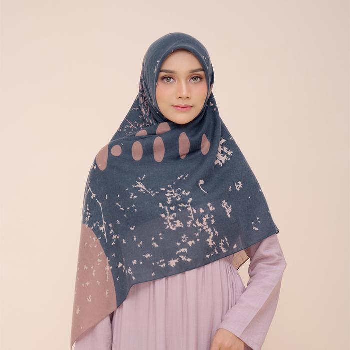 Bisa Cod - Zm Zaskia Mecca - Hijab Syari Paola Dove Scarf Kerudung Segi Empat Wangi