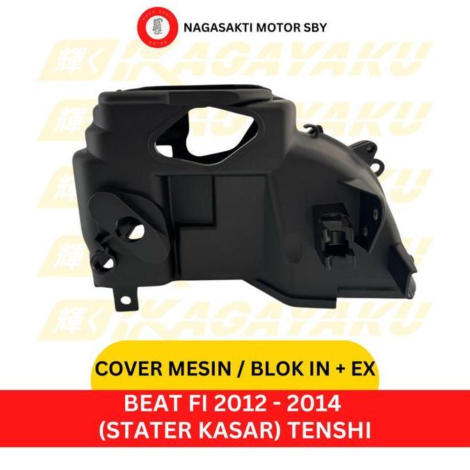 Promo COVER MESIN / COVER BLOK / TUTUP BLOK BEAT FI STATER KASAR 2012 - 2014 Diskon