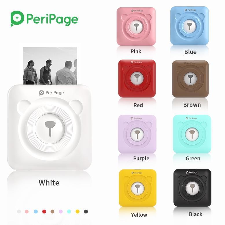 PERIPAGE Printer A6 304 Dpi BONUS Gift Mini Printer Resi Thermal Bluetooth terlaris