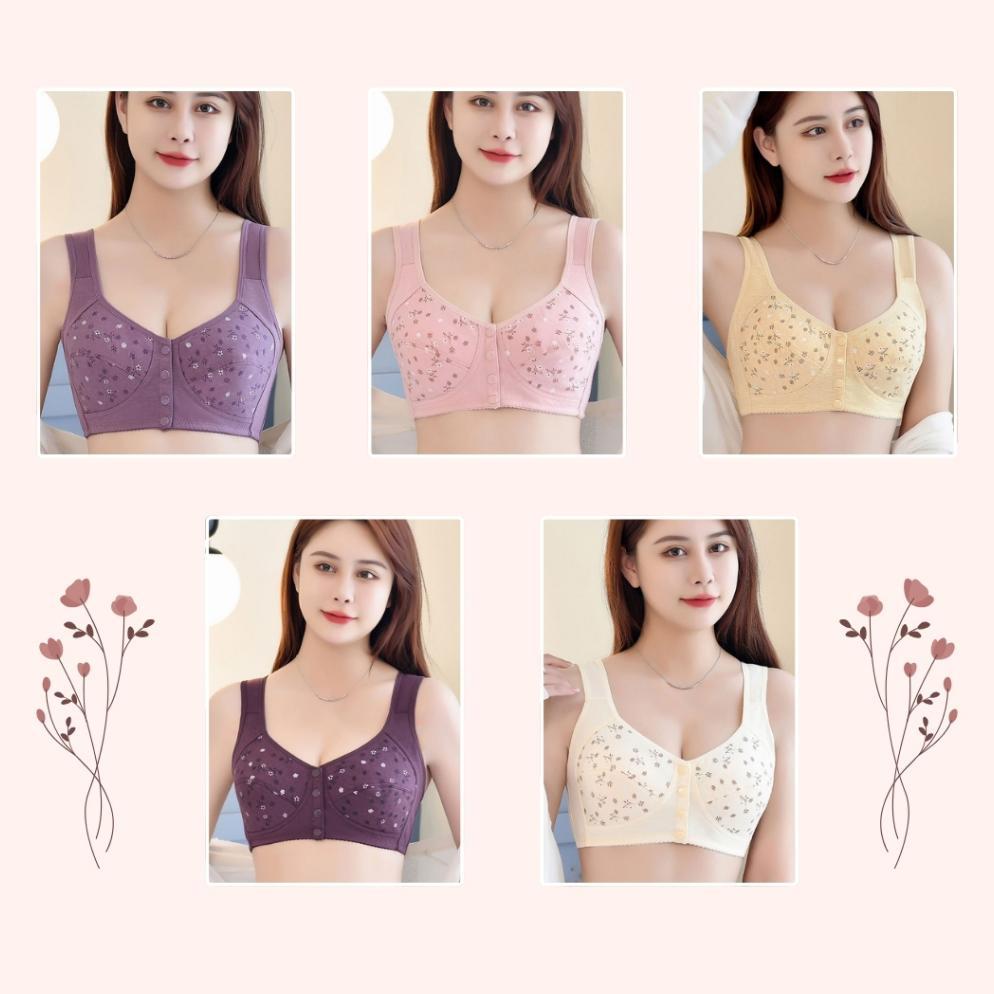 TERMURAH BRA KANCING DEPAN MOTIF BUNGA 3975 BRA BUSUI BH BUSUI BH WANITA BRA WANITA BEHA WANITA BRW