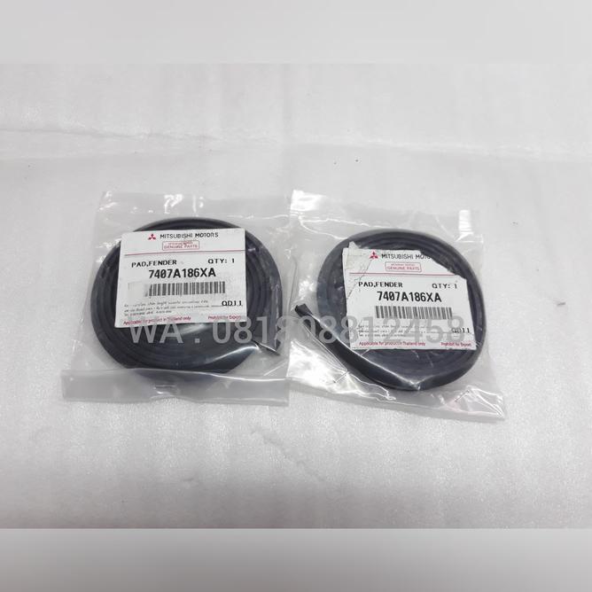 List Pad Karet Hitam Fender Overfender Pajero Sport