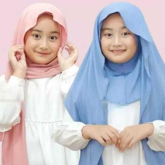 HEMAT PASMINA Instan Anak Oval PASMINA Iner Tutup Leher