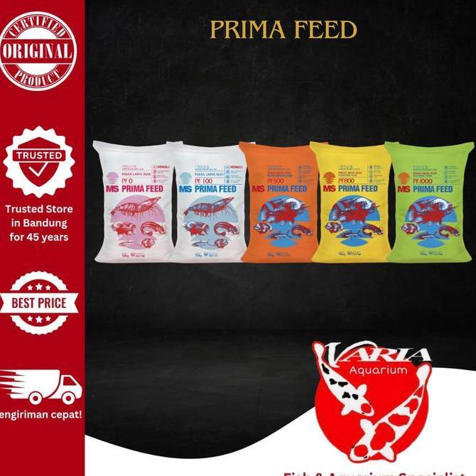 TERBARU - Pakan Ikan Prima Food PF 0 PF 100 PF500 PF 800 PF 1000 Pelet Pakan Ikan PF0 PF100 PF500 PF