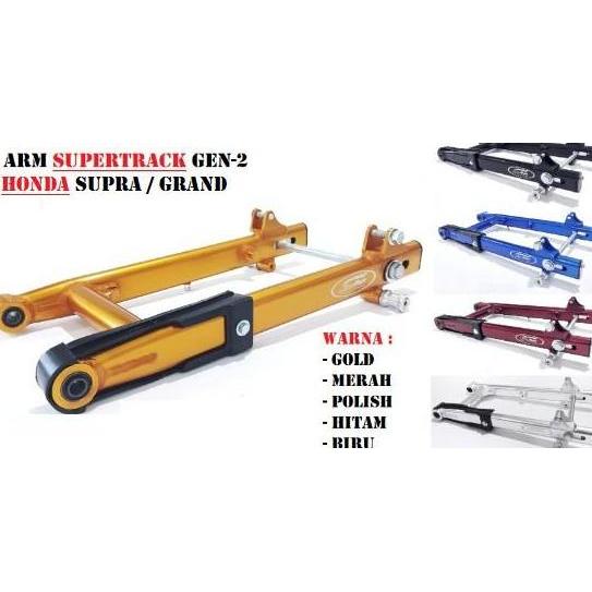 TERBARU - SWING ARM SUPRA X GRAND REVO OLD ALUMINIUM ALLOY SUPERTRACK GEN-2 OVAL