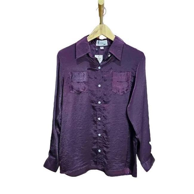 Kemeja Bonia Silk Kemeja Bonia Silk Premium / Blouse Wanita Kekinian