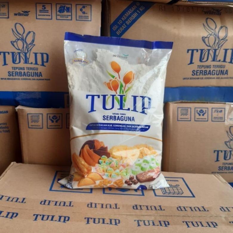 Sale Tepung Terigu Serbaguna Tulip 1 Kg (Dus)