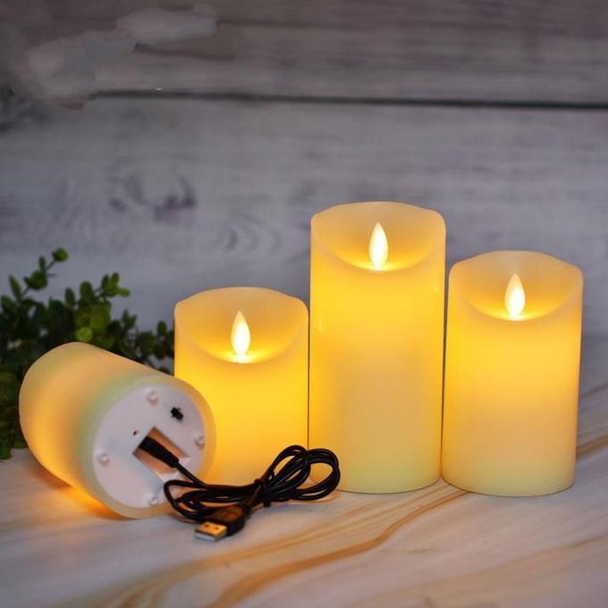 Lilin Led Api Bergoyang Model Charger