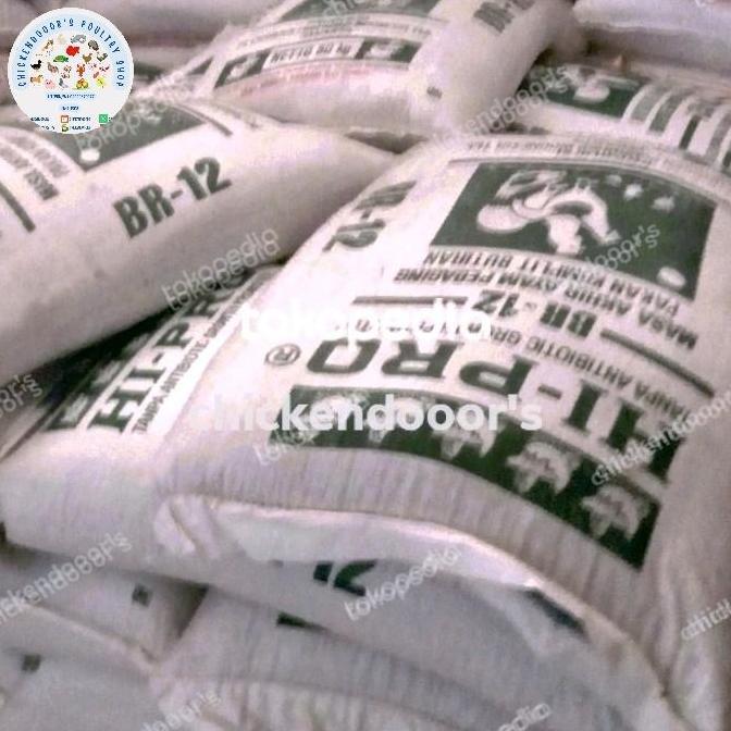 Charoen Pokphand Hi-Pro BR12 Pur Ayam Pedaging Broiler Pejantan CP Pakan Hi-Pro 50kg Bebek Entog Ang