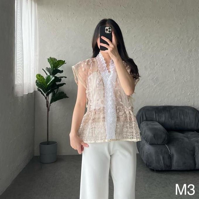 Anain Outer | Lueena | Outer brokat Vest brokat Lace outer TP