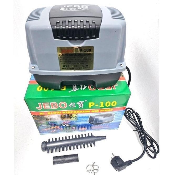 Jebo Hi Blow P 100 Pompa Udara Untuk Aquarium Kolam