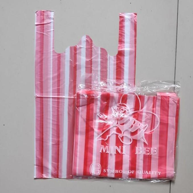 Avvolgere- Kantong Kresek Merah Putih 24 (10Bks)| , Kresek Merah Putih Ekonomis