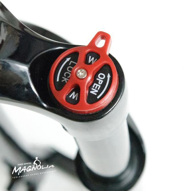 Promo Garpu / Fork Sepeda MTB 26 Oversize Suspensi Shock Travel 120 Locking Diskon