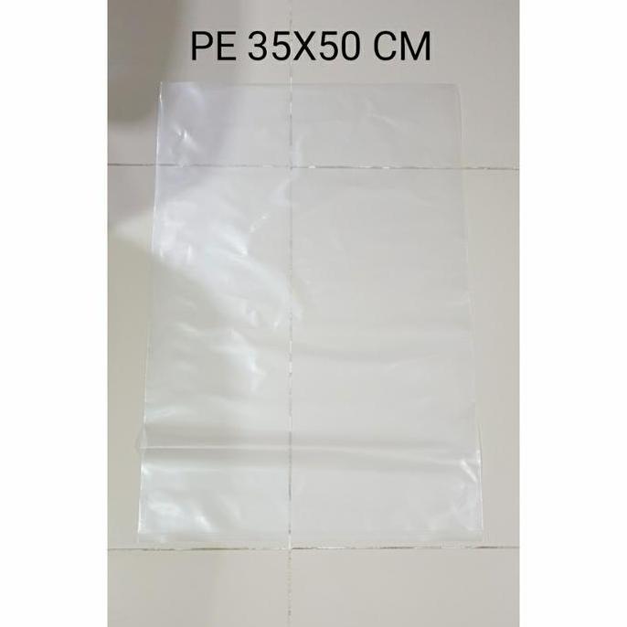Avvolgere- Kantong Plastik Bening Ukuran 35X50 Cm - Pe 35X50 Cm Tebal 0,5 Mikron