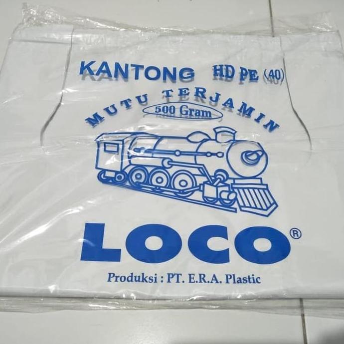Avvolgere- Kantong Plastik Kresek Hd Pe Putih / Plastik Packing Serbaguna 35X55/ 40X60