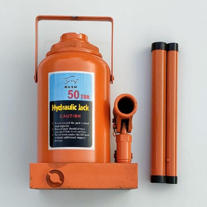 DONGKRAK BOTOL 50 TON MEREK RUSH / DONGKRAK MOBIL 50TON