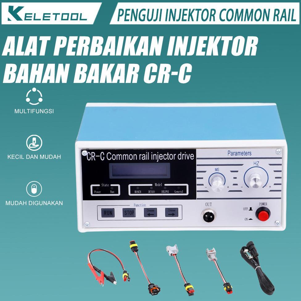 Keletool Alat Perbaikan Injektor Bahan Bakar Penguji Common Rail CR-C Penguji Injektor Common Rail M