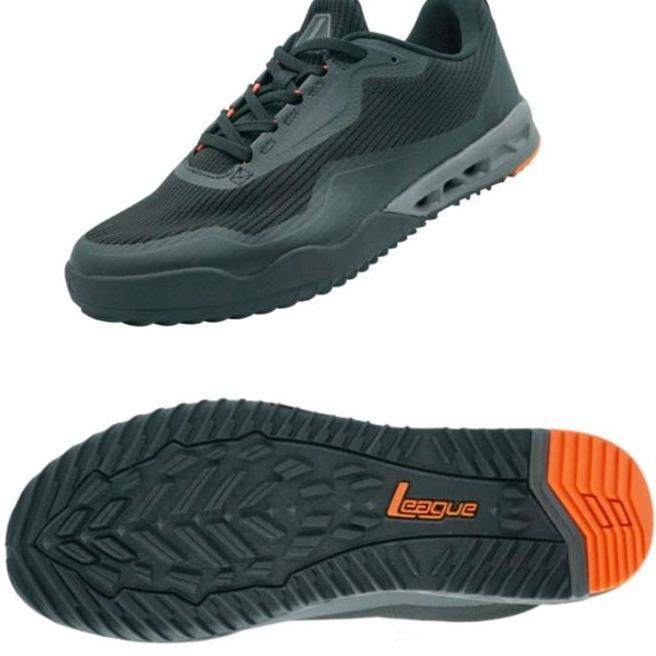 Sepatu League Hitam Outdoor Shoes Magma Sneakers Pria Original Cowo