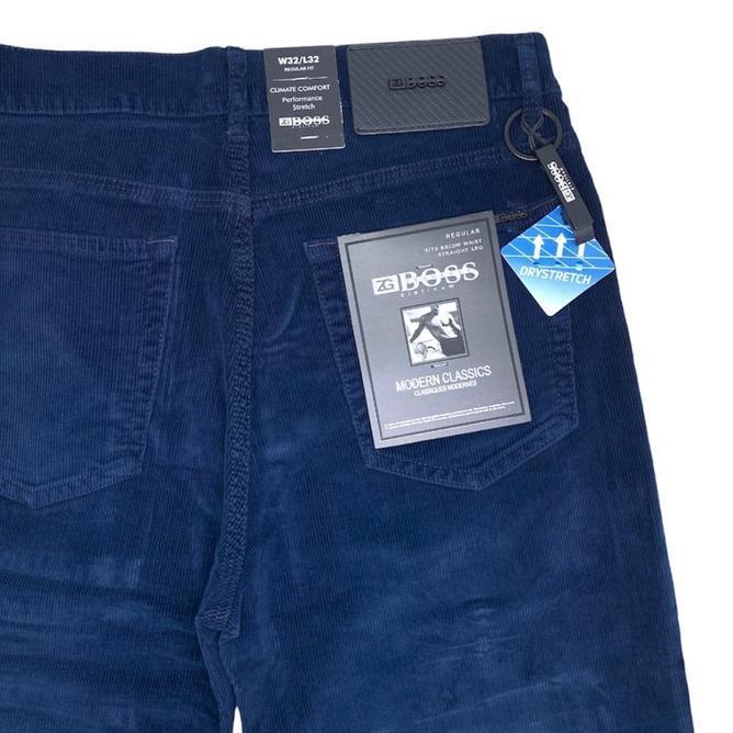 Celana Pria Corduroy Celana Pria Corduroy Stretch Blue Zg Boss Saphire -