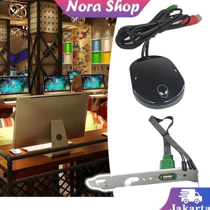 GUNEMANE 1Set Saklar On Off Pc Eksternal Untuk Anti Pencuri Warnet Dan Pribadi