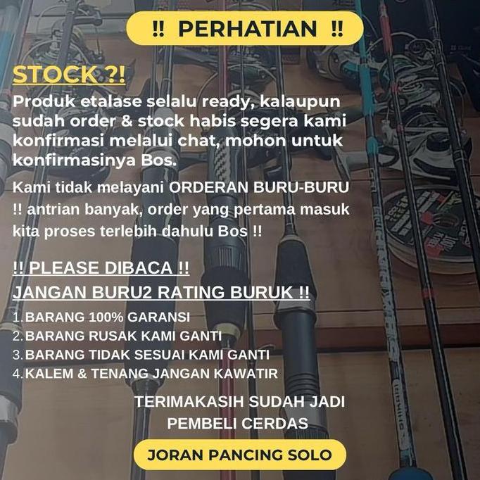 Joran Pancing Udang AJIRO Udang Black 100 120 135 150 cm