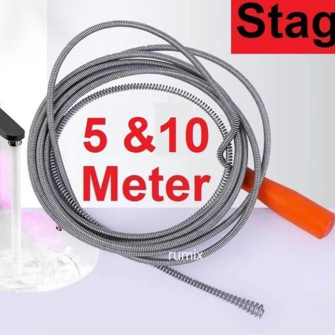 HASQUINE Pipe Cleaner Stag Pembersih Saluran Pipa Mampet Sumbat Tersumbat Drain Pipe Cleaner Manual 