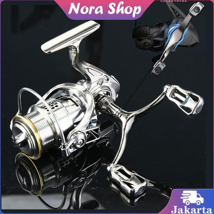 GUNEMANE 5.2:1 Baitcasting Reel / Reel Pancing Laut / Max Drag 6kg Fishing Reel