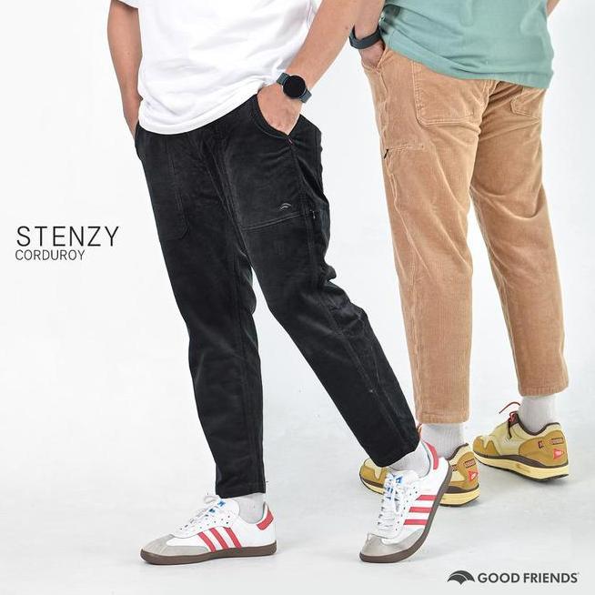 Celana Corduroy Stretch Celana Corduroy Stretch Pria Stenzy Goodfriends Kain Lembut