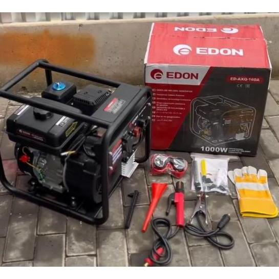 Genset LAS 1000Watt EDON ED-AXQ-160A AVR / Genset Mesin Welding Las Listrik 1000 Watt 160A Power Gen