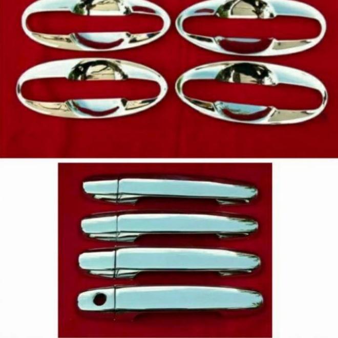Paket Outer Handle Yaris 2008 Set Pintu Chrome 2008-2013