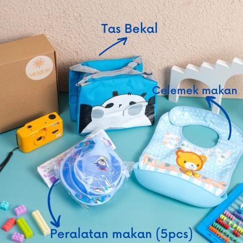 Hampers Peralatan Makan Bayi/ Feeding set Gift Box Baby / Kado New Born / Kado Bayi/ feeding set / H