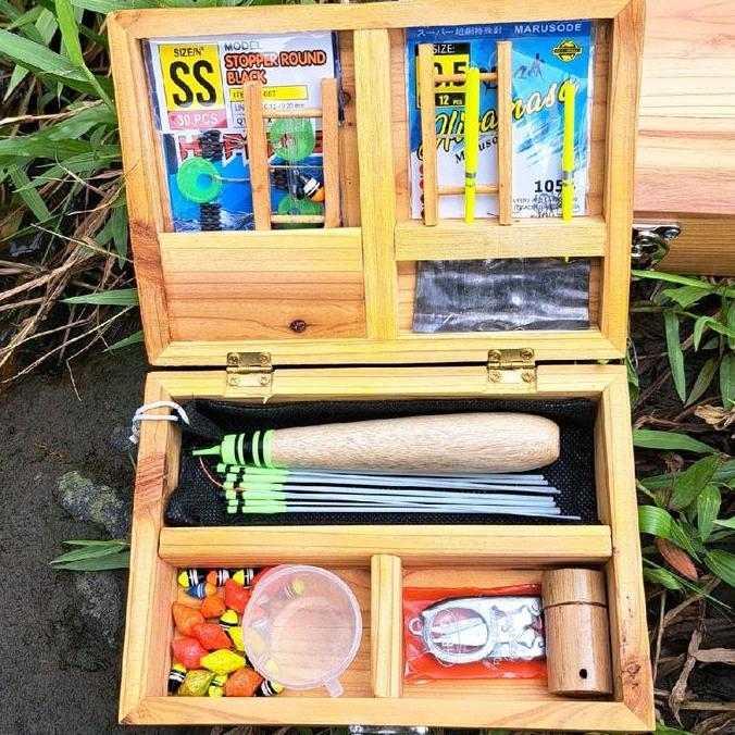 Full Set Joran Tanago Microfishing Sesuai Foto - Joran Microfishing SetBox Lengkap