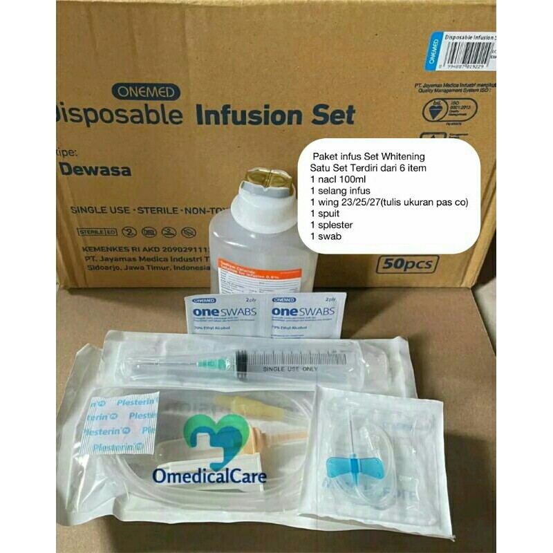 Infus Set Lengkap - Infus Dewasa Satu Set Merk Randon