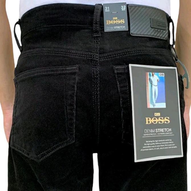 Celana Pria Corduroy Celana Pria Corduroy Stretch Boss Standar - Regular